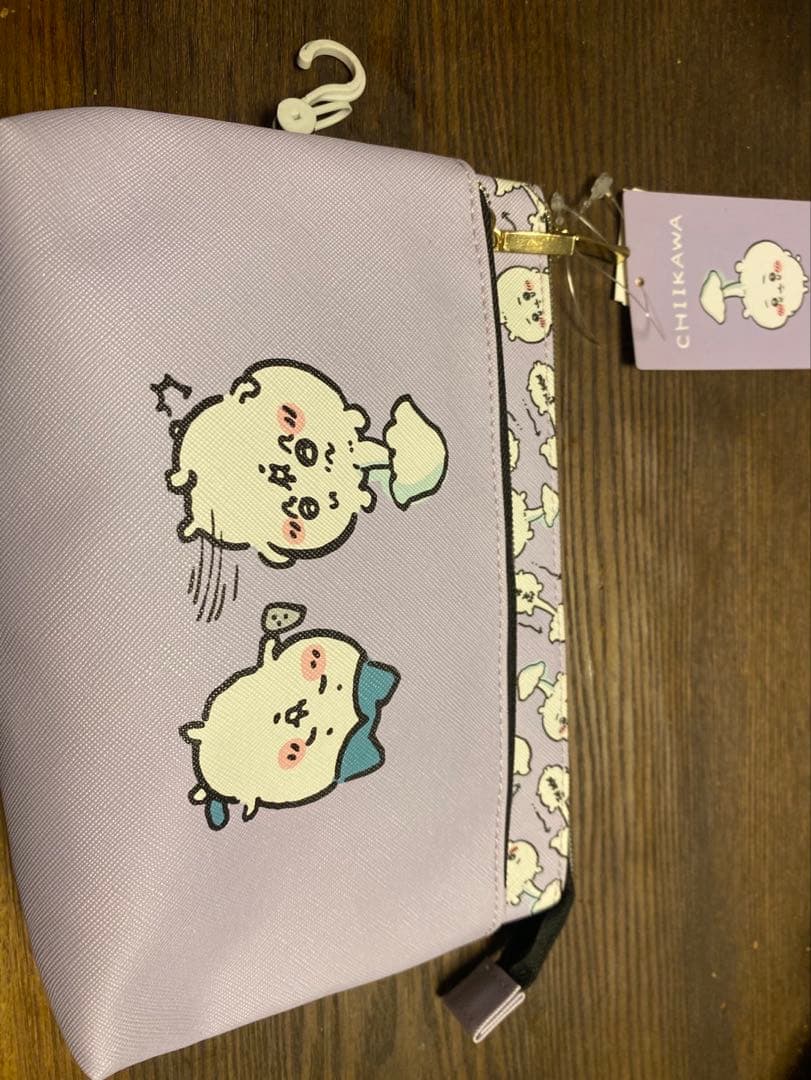 ちいかわ しまむら ダブルファスナーポーチ