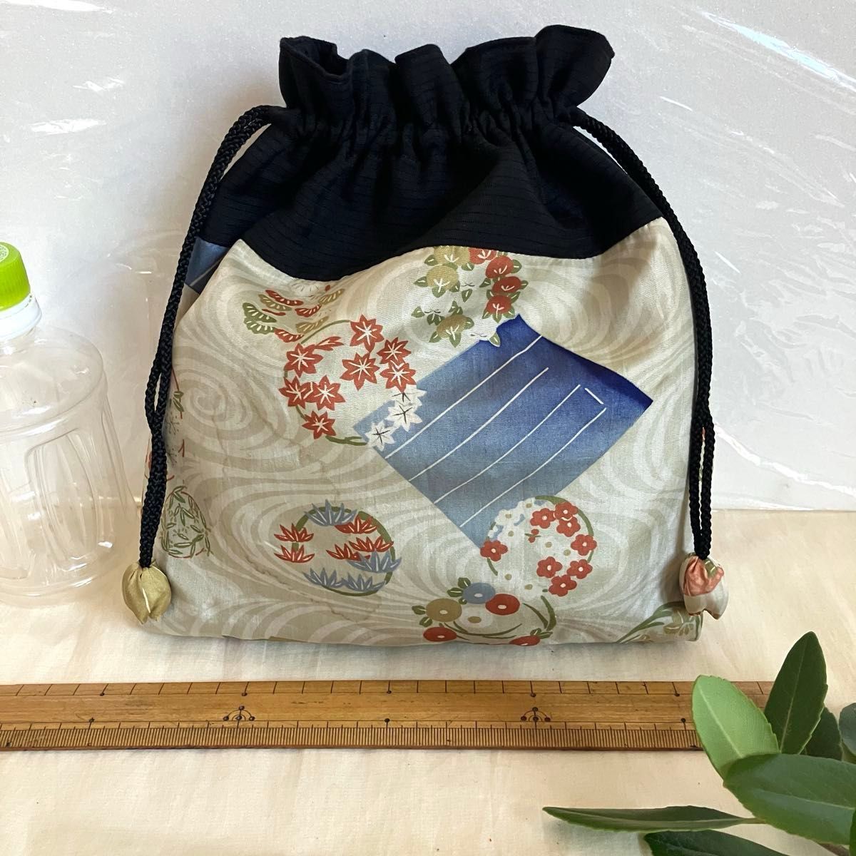 手工制作 手工编织 和服改造 纯丝 巾着袋 包包·收纳袋 小物收纳 和服穿搭