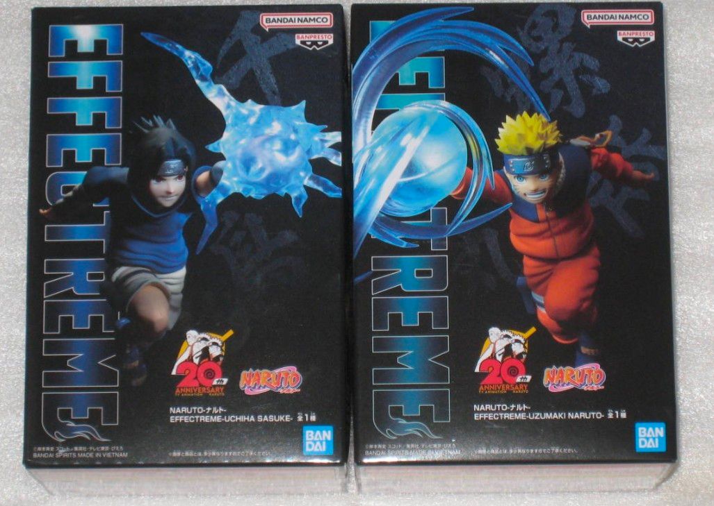 火影忍者 漩涡鸣人 宇智波佐助 手办 火影忍者 佐助 EFFECTREME 少年Jump 奖品 Banpresto