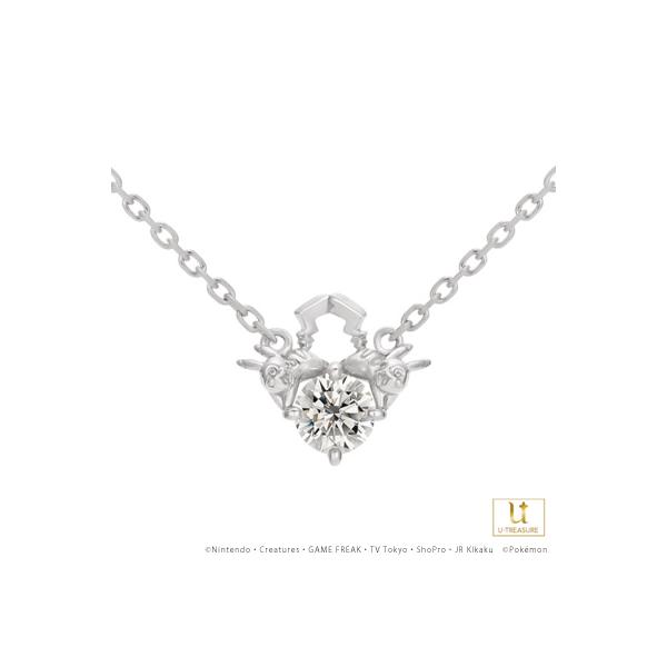 Pokemon Goods Pikachu Solitaire Necklace Silver Accessories Jewelry Unisex Gift