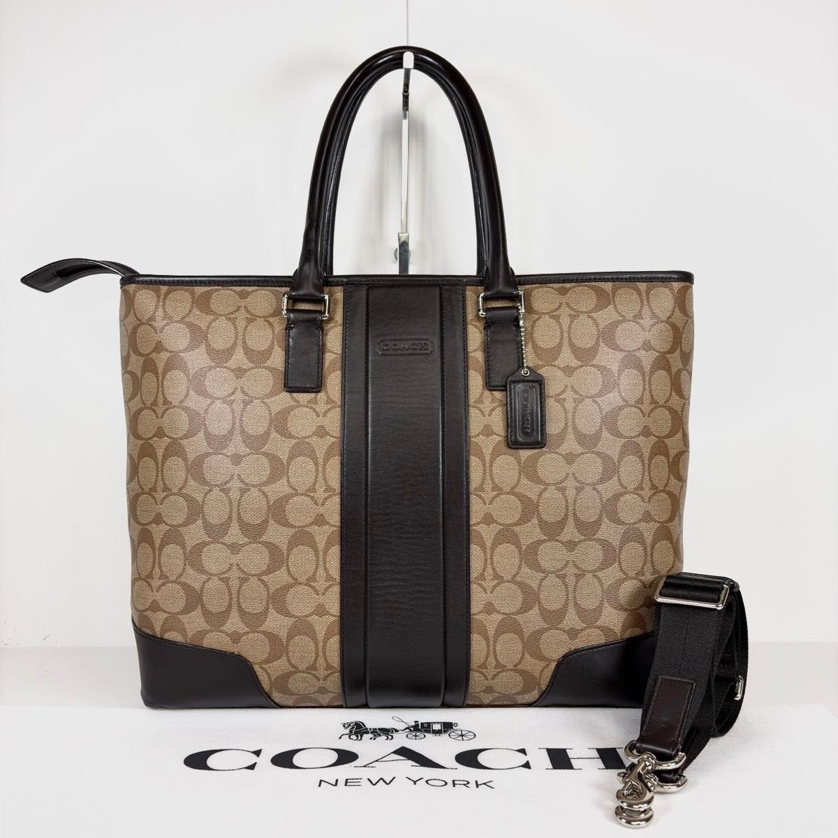 ★【美品】定价6.8万教练维护完毕COACH商务包挎包手提包皮革签名