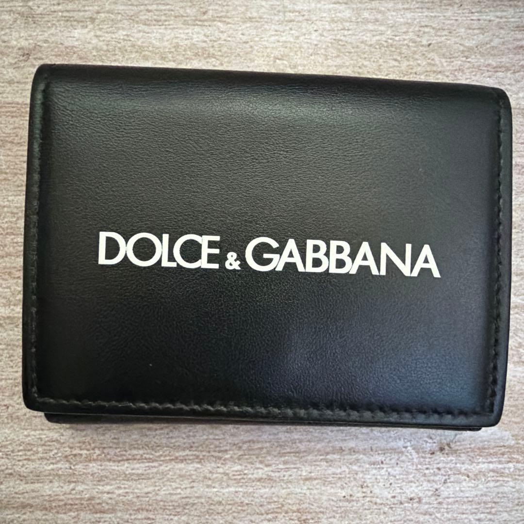 DOLCE & GABBANA三折钱包黑色