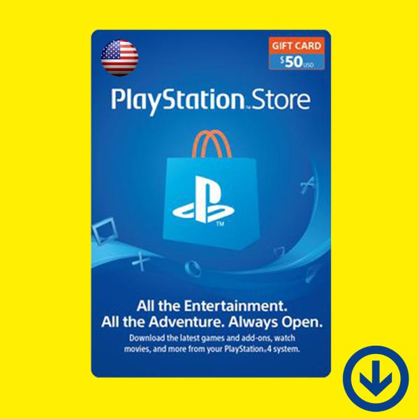 【代码通知】PlayStation Network Card $50/PlayStation网卡50美元【北美版PSN】