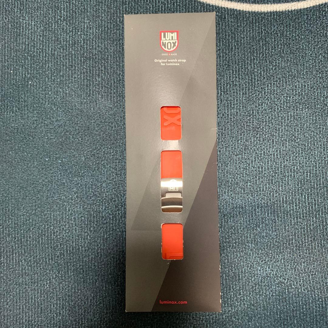 Luminox 原装橡胶表带 橙色