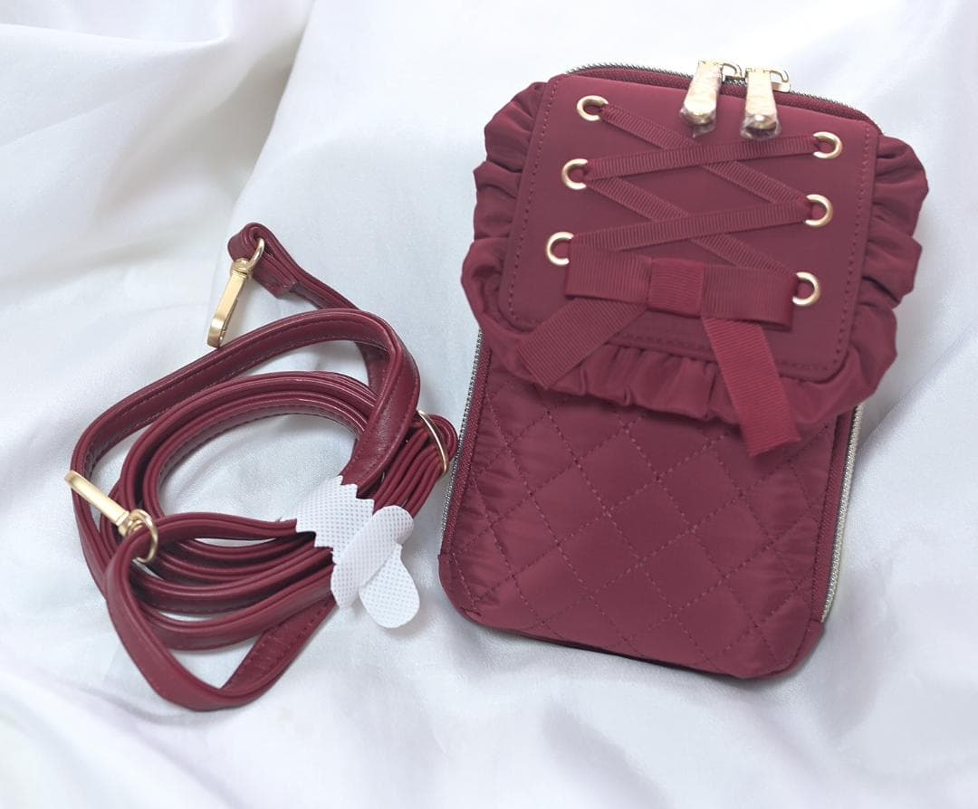 New Unused Shimamura Aoki Misako Shimami Shoulder Bag Red