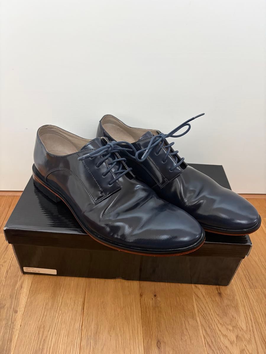 Clarks 正装鞋 皮鞋 海军蓝 直头款 clarks 皮鞋 商务