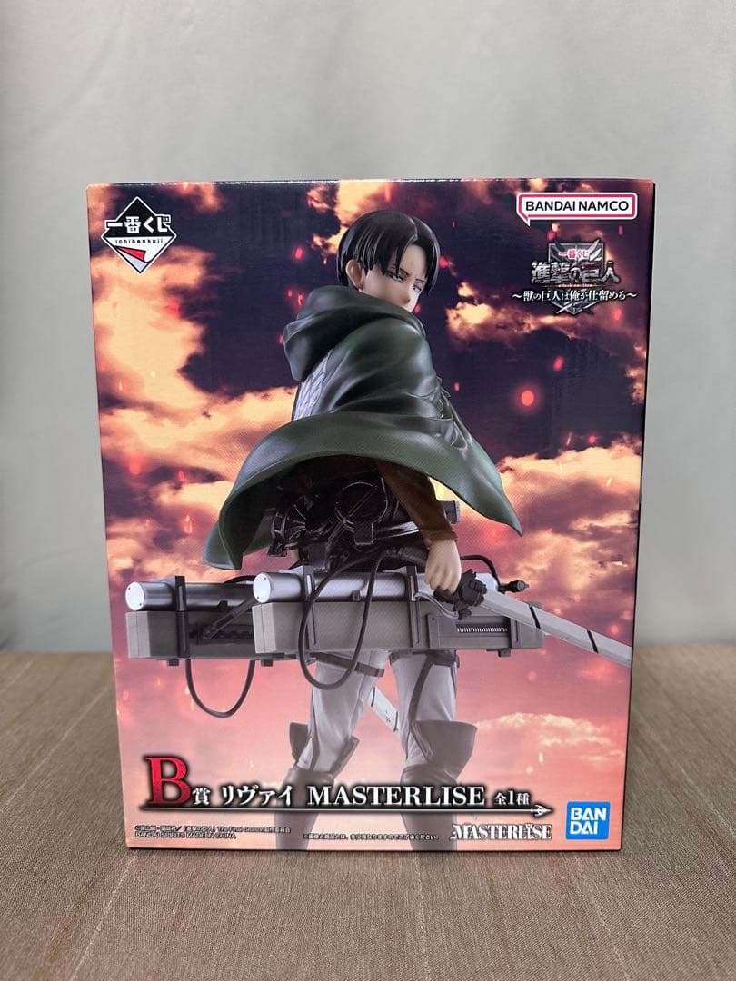 Attack on Titan Ichiban Kuji Prize B Levi MASTERLISE Figure