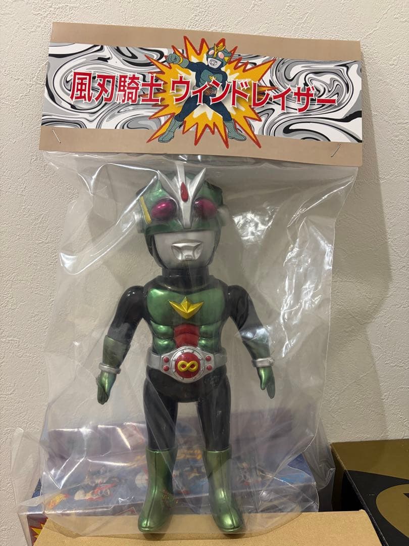 RAI SOFUBI 风刃骑士 风雷者 第一期 约27厘米 软胶 未开封