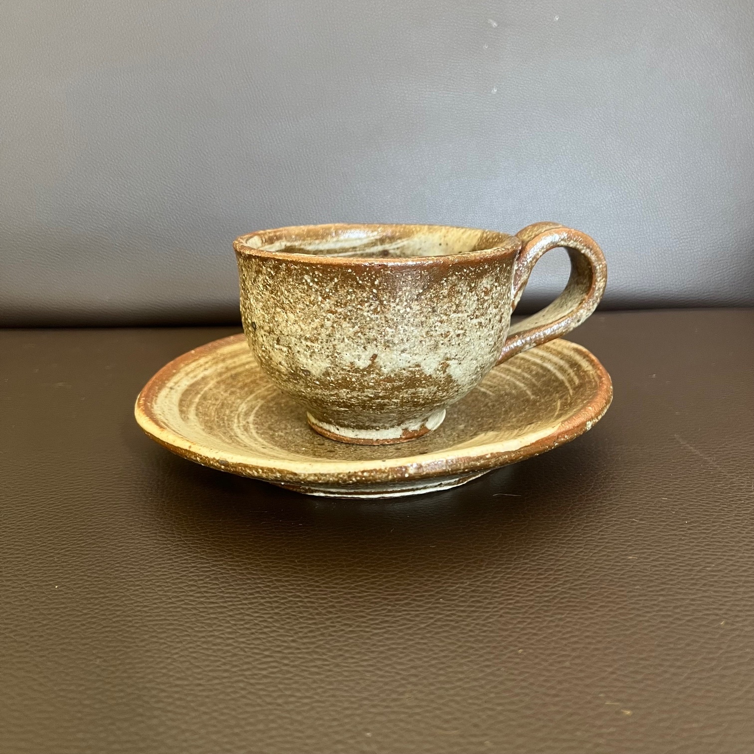 昭和唐津烧刷毛眼茶杯 & 有索萨土味的和之器