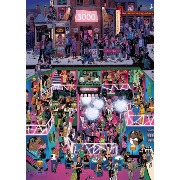 【正规进口商直发】HEYE拼图 1000片　30085 Uli Oesterle：Disco 3000　[HEYE拼图]