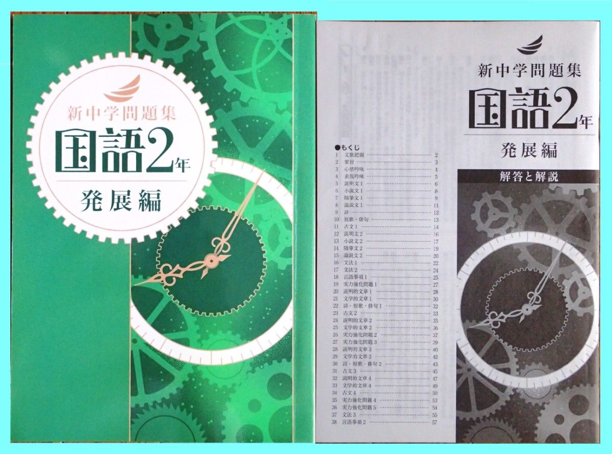 ※新中学问题集 国语2年级【发展篇】令和7年新课程版 ◎教育开发出版