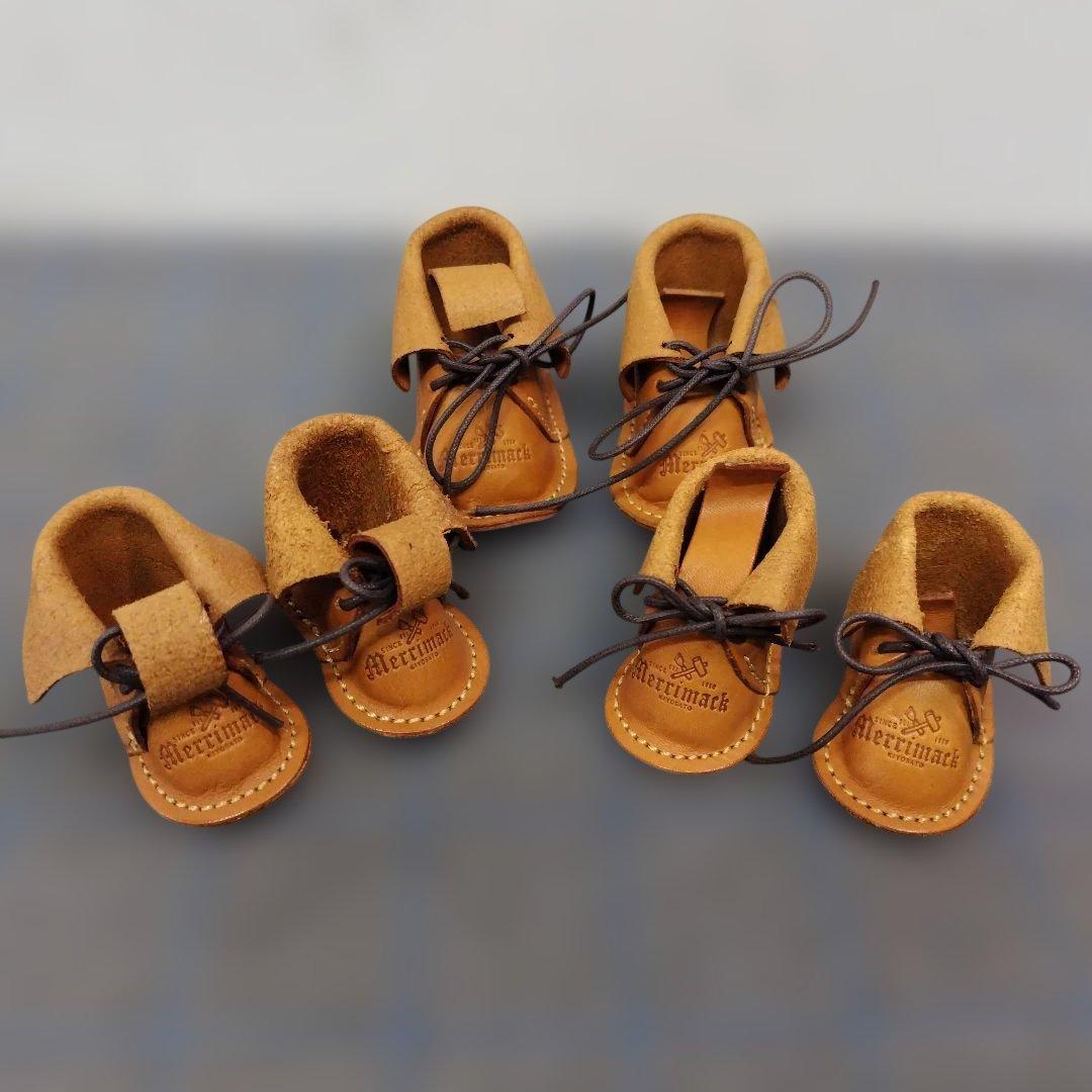 Miniature Leather Boots for Dolls - Antique Bisque Doll Shoes L2564