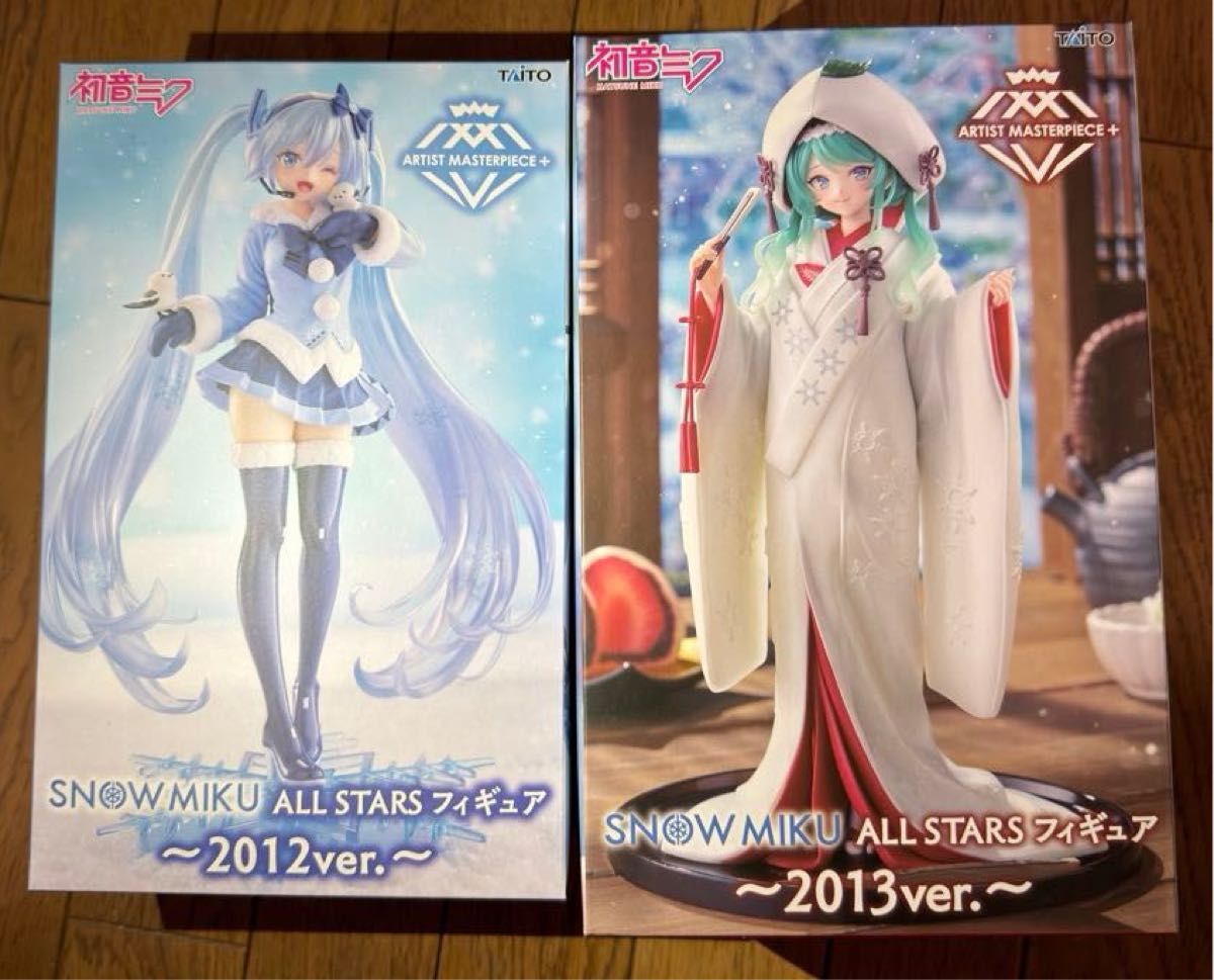 【全新未拆封】初音未来 AMP+ 雪未来手办 2件套 2012 2013【商品说明】
