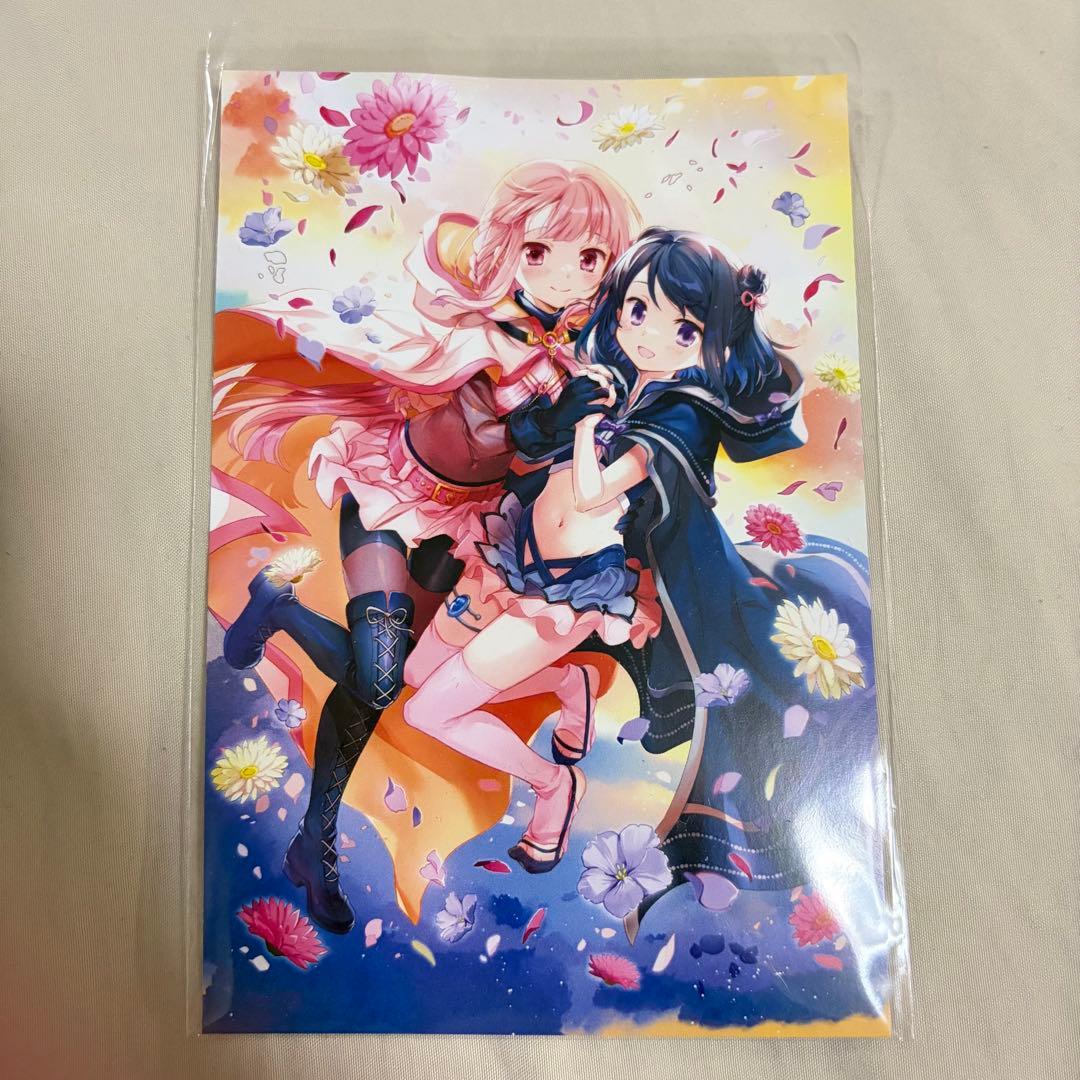 环伊吕波·黑江 明信片 魔法纪录 魔法少女小圆