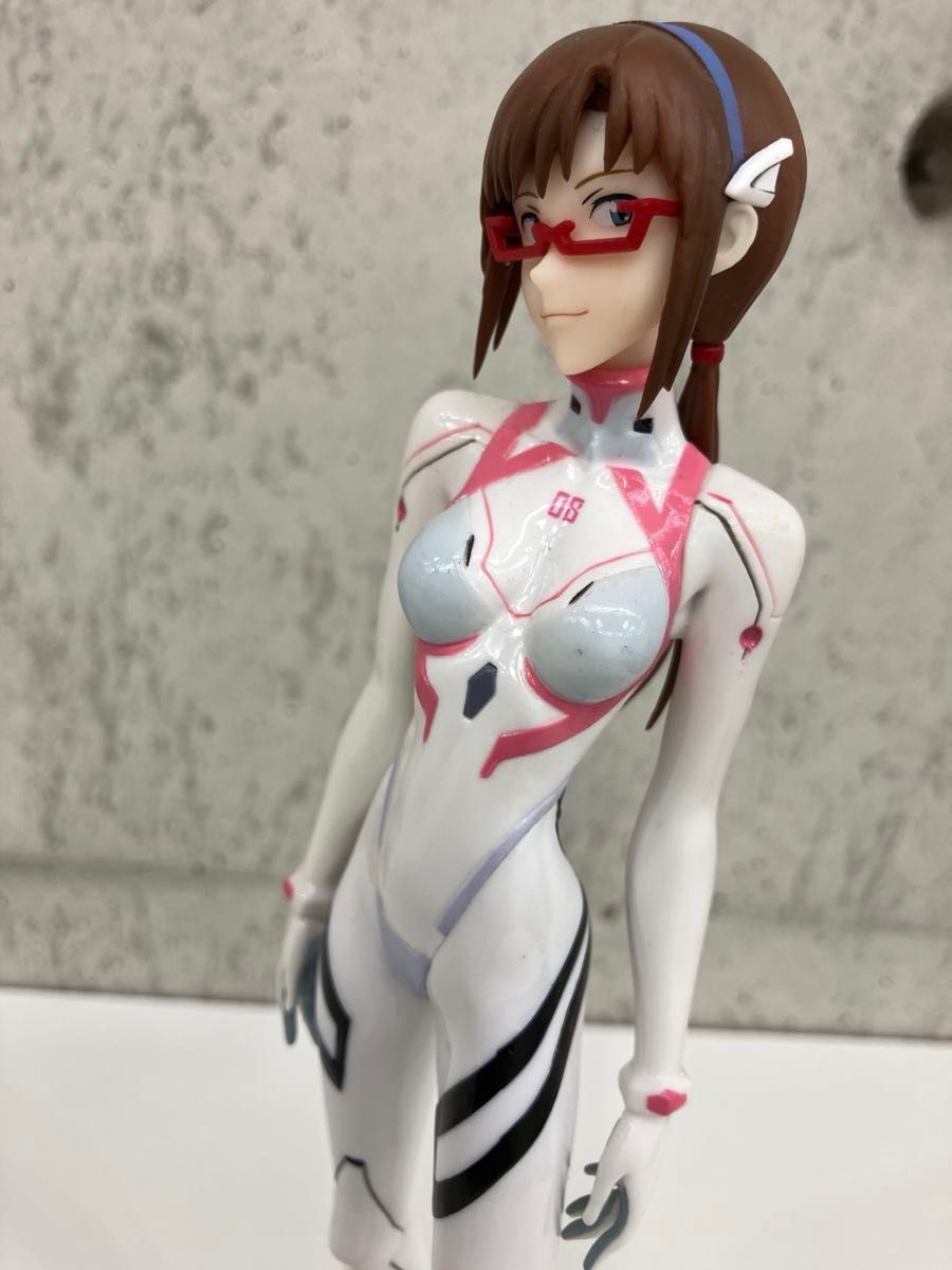 2021年 真希波·玛丽 插画手办 限定版 白色套装 驾驶服 连接眼镜 大和作战 下缘 无外盒