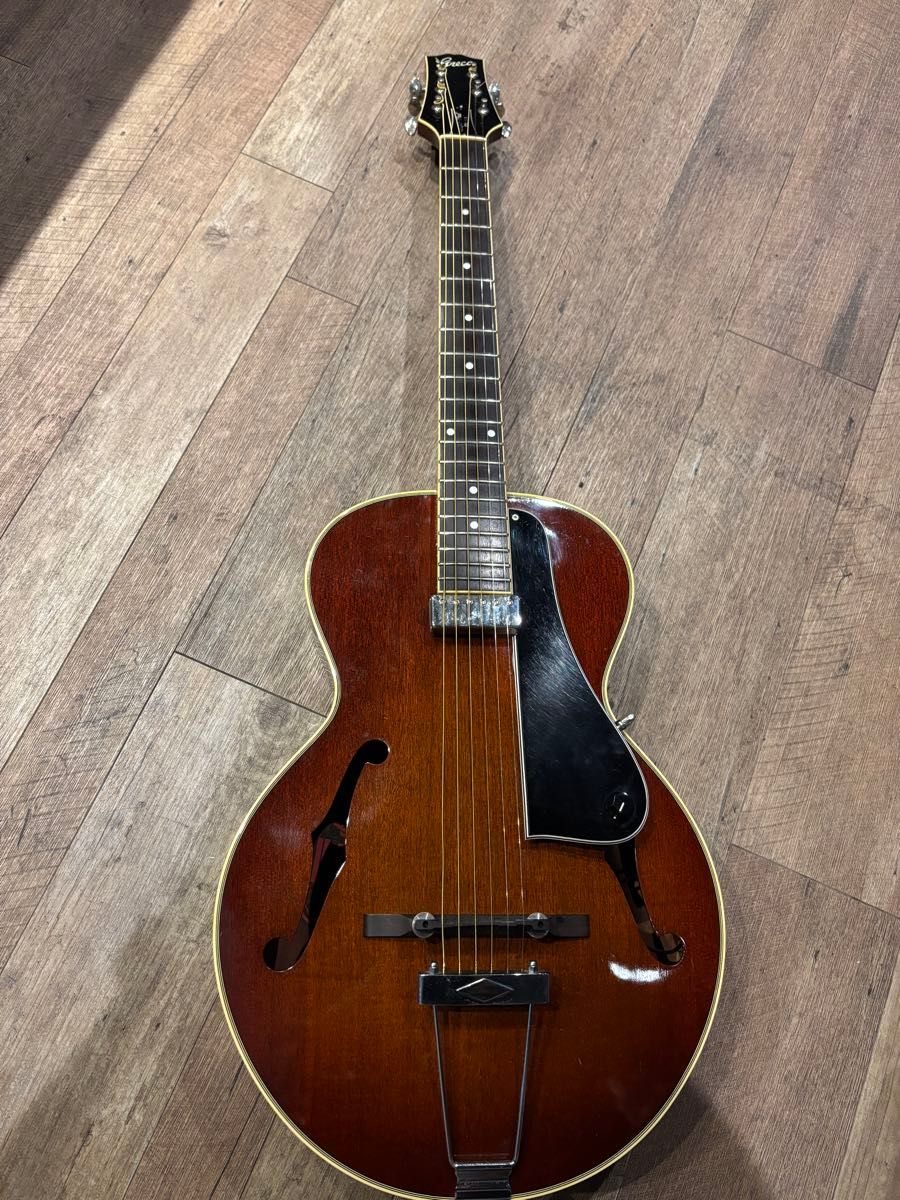 Greco Greco全核心电吉他sunburst vintage废品硬盒