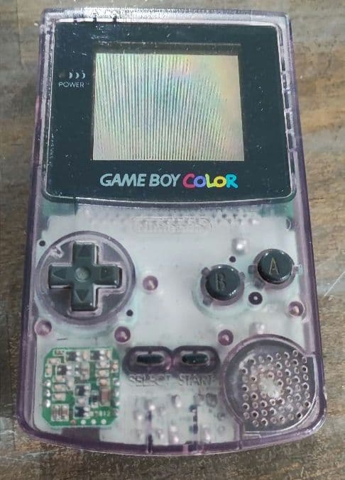 任天堂 Game Boy Color 主机 紫色 已确认可正常运行
