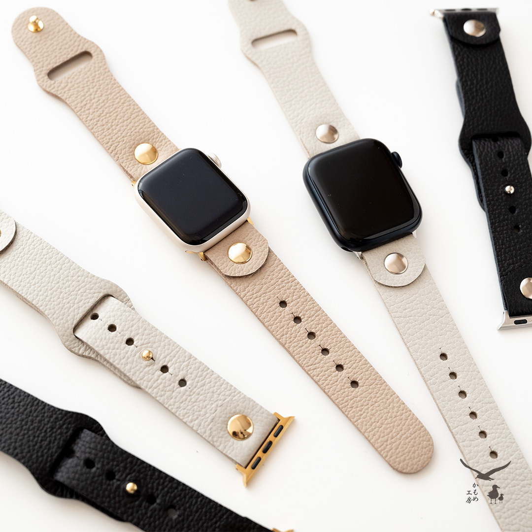 Apple Watch 表带【收缩皮革】真皮无镍简约皮带手表 Apple Watch 礼物 HS97K