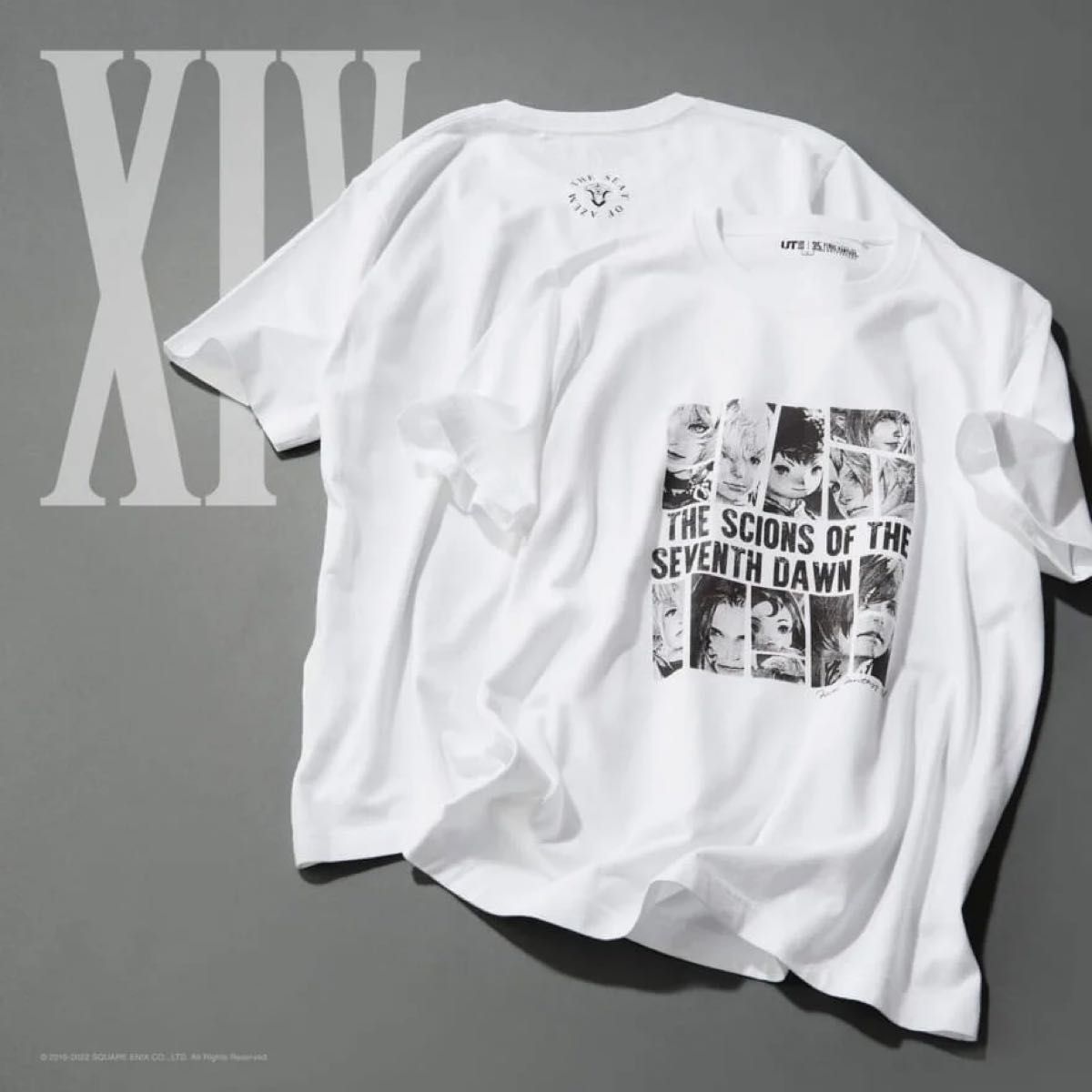 【未开封新品】FINAL FANTASY × UNIQLO最终幻想 × 优衣库合作FF14 t恤衫M