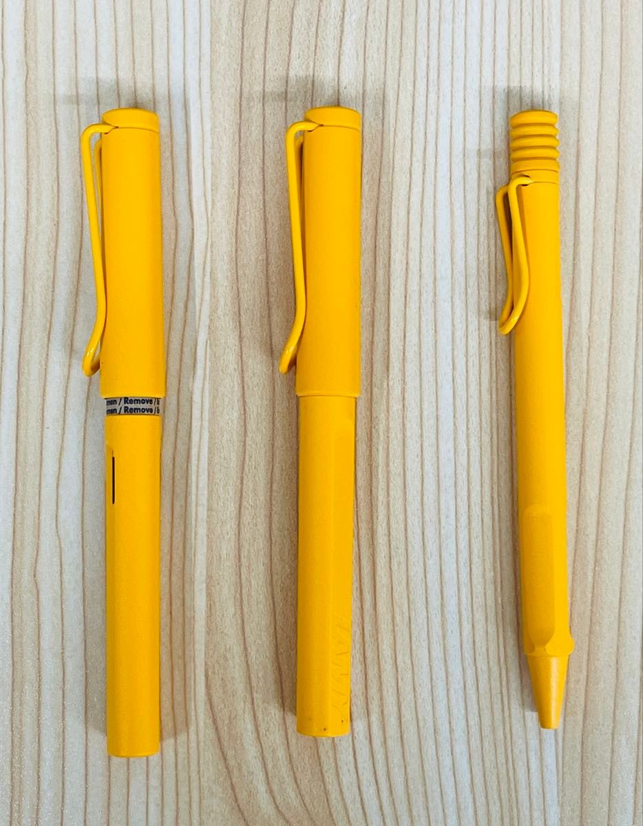 ★新品未使用★LAMY ラミー サファリ キャンディ マンゴー 万年筆 中字 M ローラーボール ボールペン 3点セット