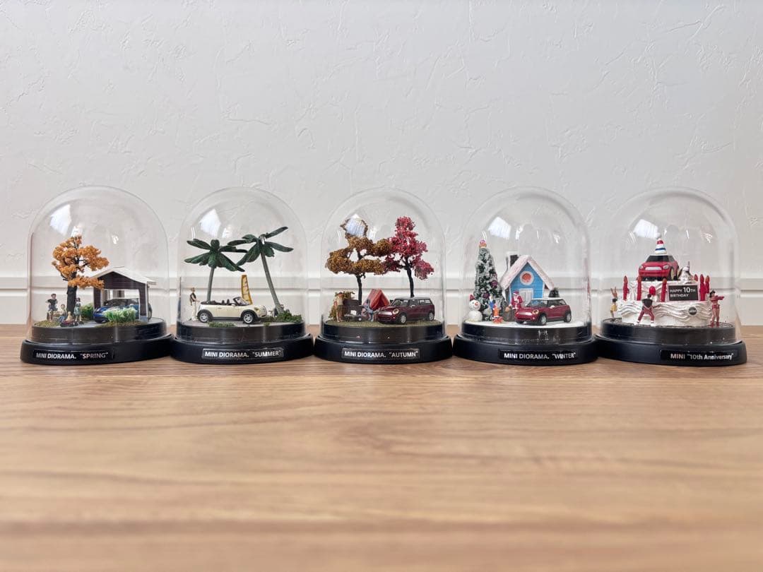 MINI Mini Cooper Cup Holder Diorama Spring Summer Autumn Winter 10th Anniversary