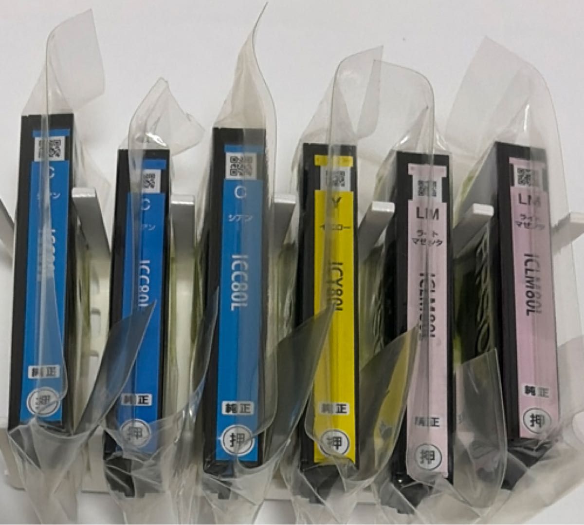 EPSON 純正インクカートリッジ 80L増量タイプ 6個セット とうもろこし　カラー画像でご確認下さい※真空袋に緩みあり