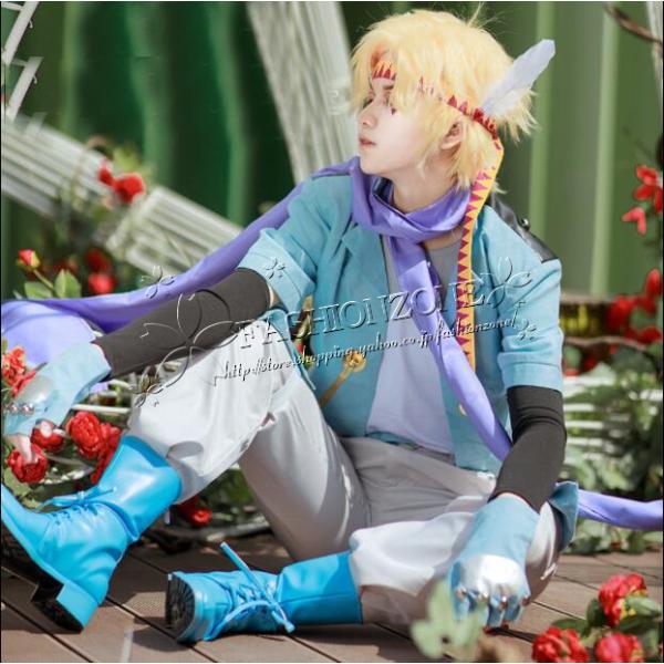 ジョジョの奇妙な冒険 戦闘潮流 シーザー・アントニオ・ツェペリ コスプレ 衣装 ウイッグ 靴 cosplay イベント パーティー コスチューム 変装 仮装