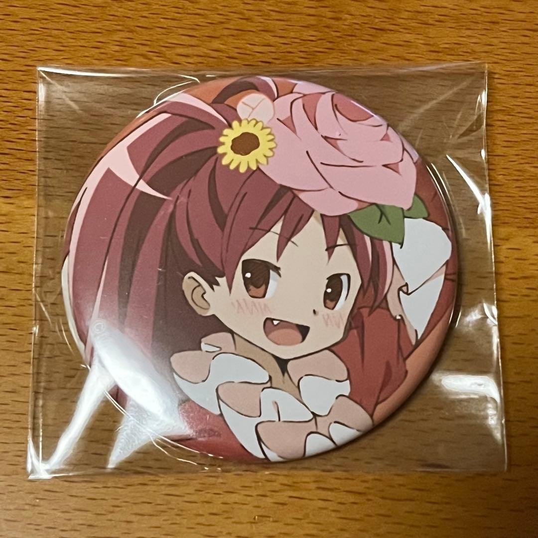 Puella Magi Madoka Magica Lawson Flower Fairy Ver. Can Badge Akoko Sakura