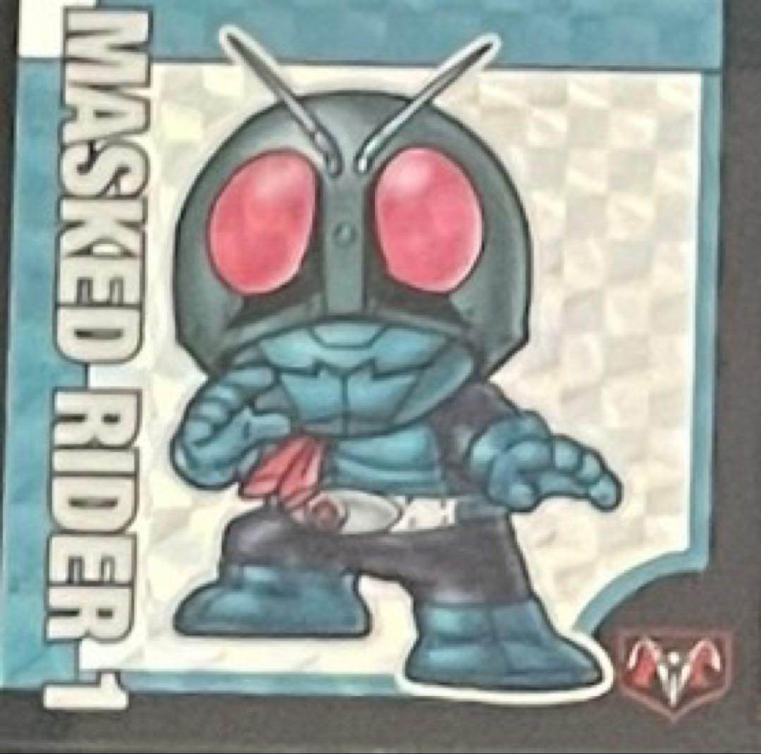 SD Kamen Rider Snack Metallic Sticker Kamen Rider No.1 New
