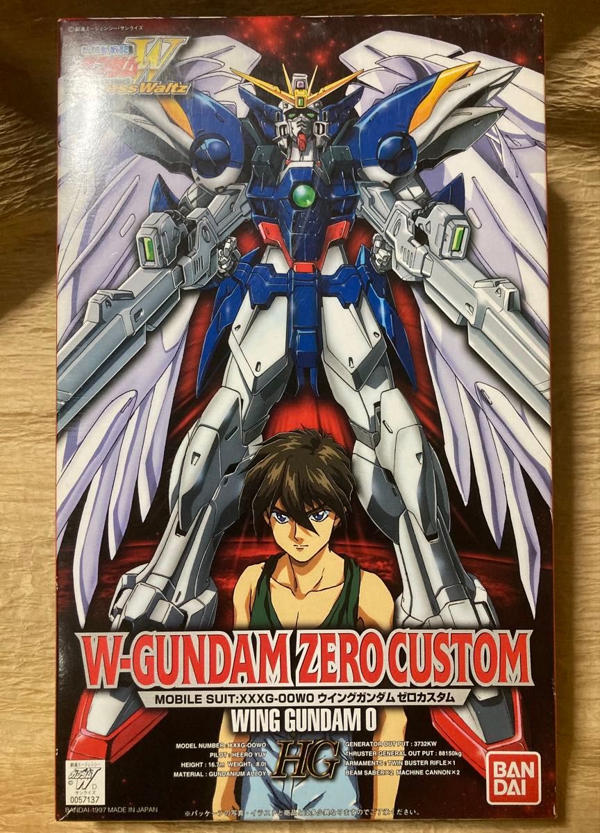 Wing Gundam Zero Custom [HG 1/100 Scale] It is treated as junk items in the process of assembly [Free shipping for express delivery] Price negotiations will be through