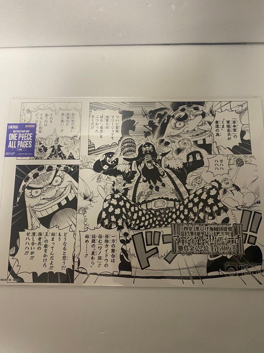 ONE PIECE ALL PAGES 黒ひげ マーシャル・D・ティーチ ワンピース BASE SHOP