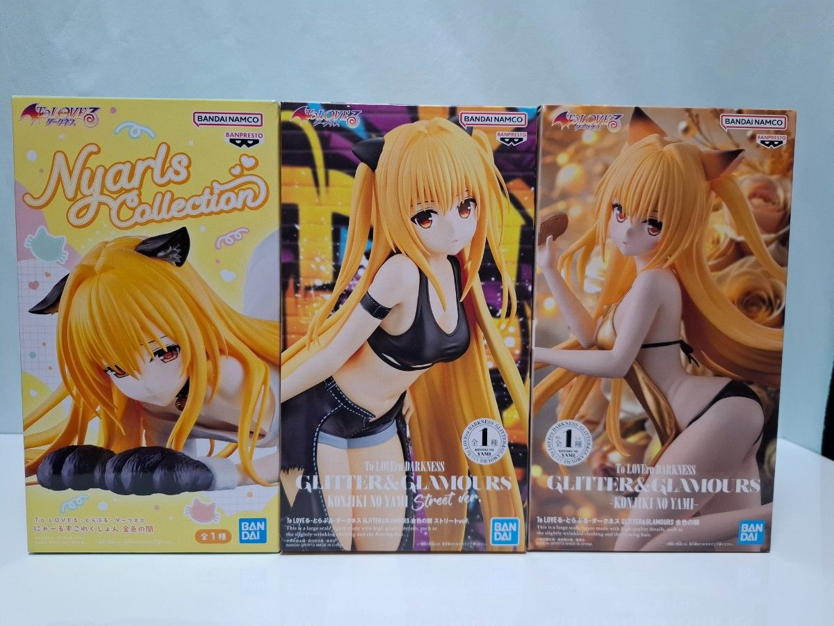 To LOVE-Ru Darkness Figure Golden Darkness 3-Piece Set GLITTER & GLAMOURS2 Types / Nyarlathotep Collection