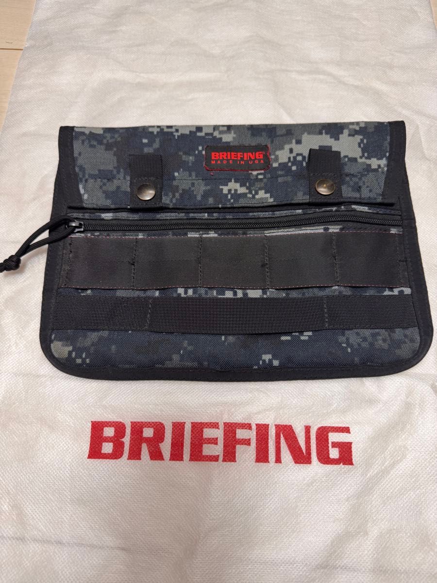 BRIEFING 平板电脑包 手拿包 数码迷彩图案 MADE IN USA 迷彩