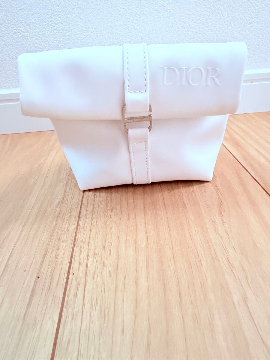 Christian Dior Dior novelty pouch, white