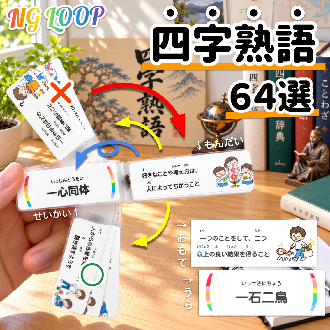 四字成语 - 令和记忆卡