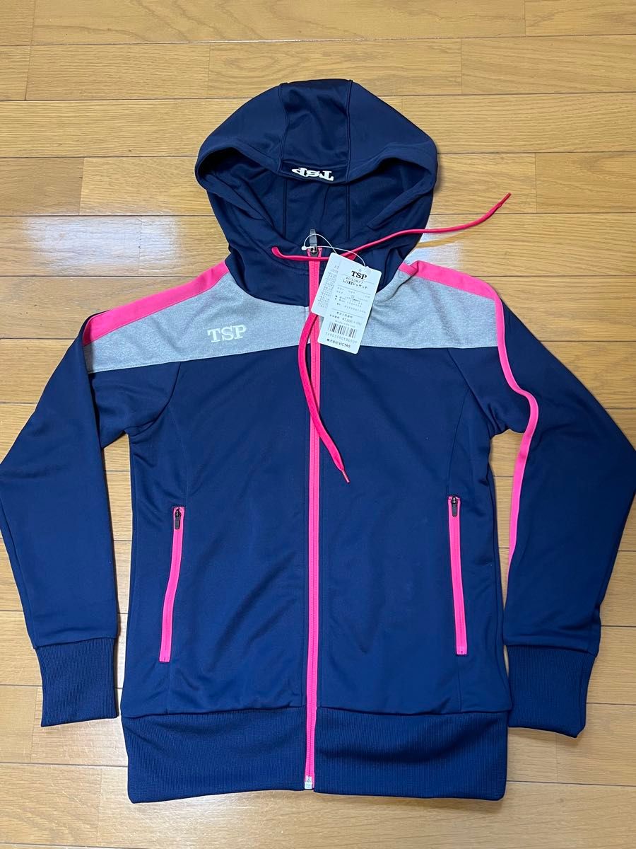TSP LJ183 夹克 033877 海军蓝 S码 乒乓球服装 连帽衫