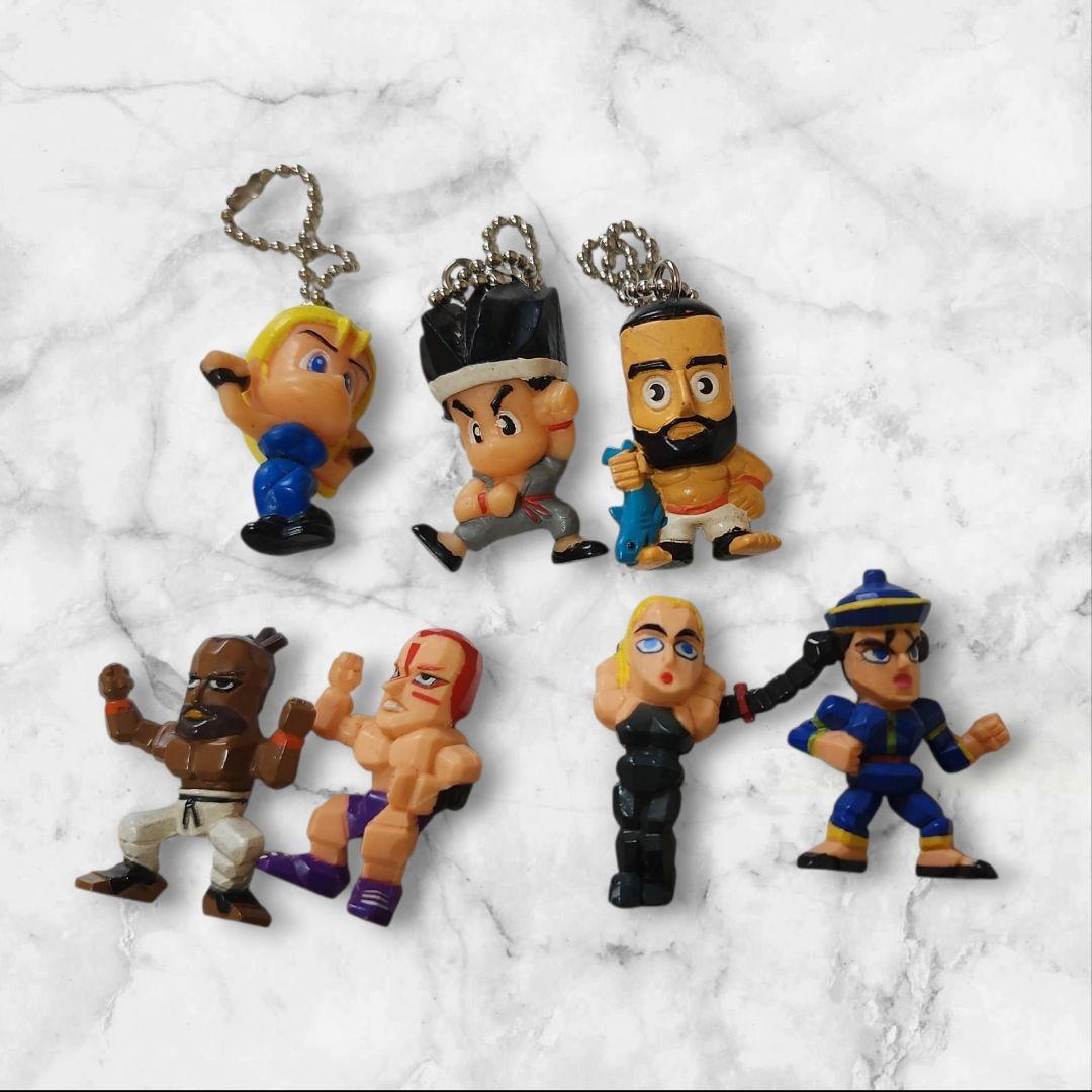 【Retro Original】 Virtual Fighter SD Figure Keychain Set of 7