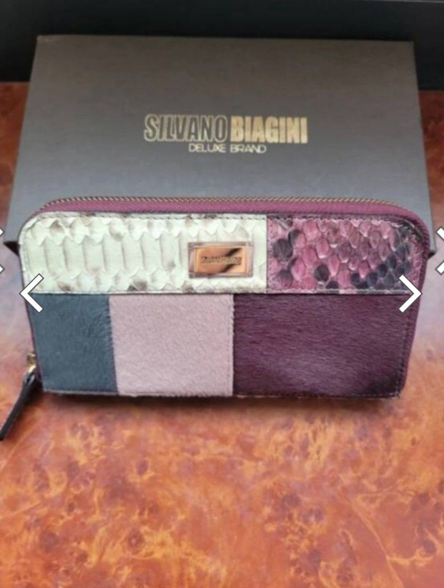 SILVANO BIAGINI Silvano Biagini Python Long Wallet Multi-Color