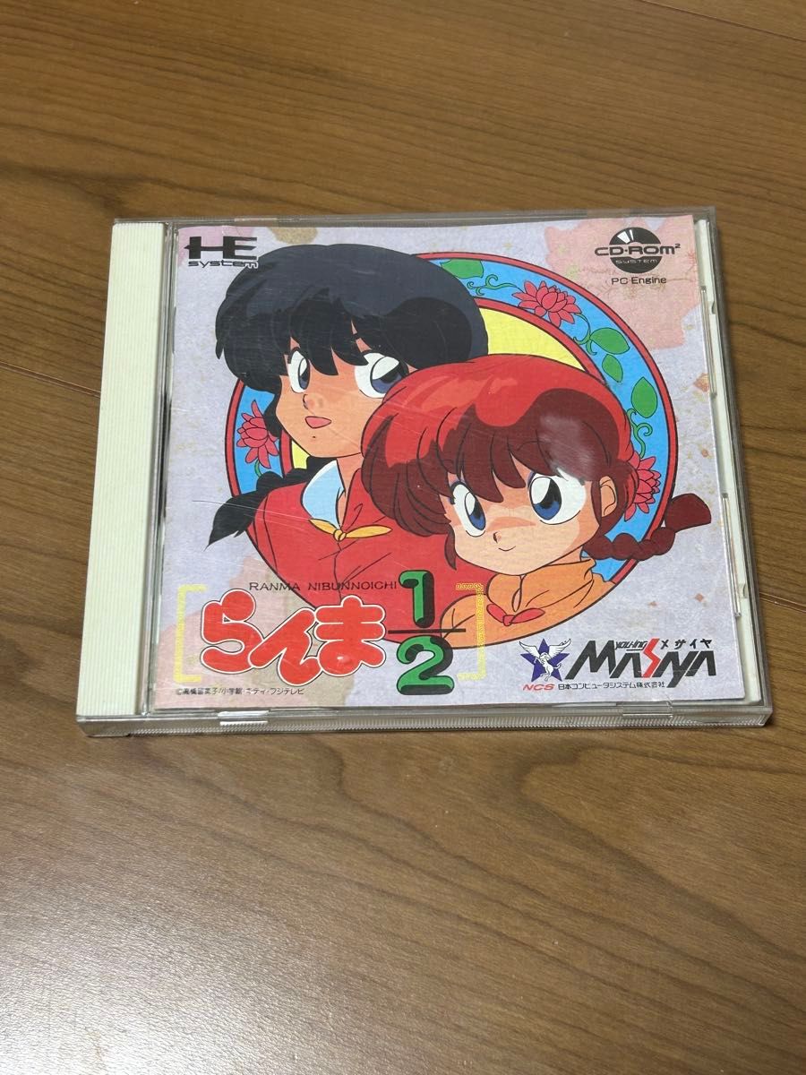 PC引擎 CD-ROM2 《乱马1/2》游戏软件