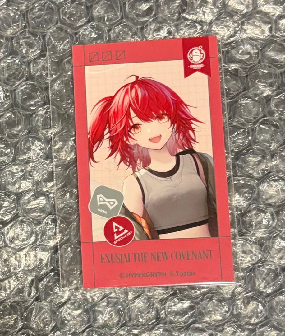 Arknights Loft Shopping New Exusiai Cheki Style Card