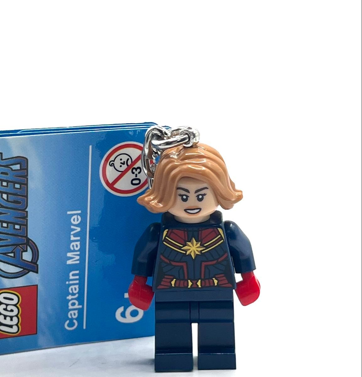 新品LEGO乐高钥匙圈超级英雄队长马贝尔迷你菲格马贝尔复仇者联盟
