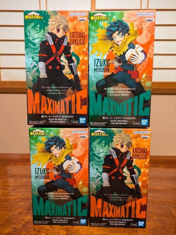 僕のヒーローアカデミア MAXIMATIC フィギュア 4体セット