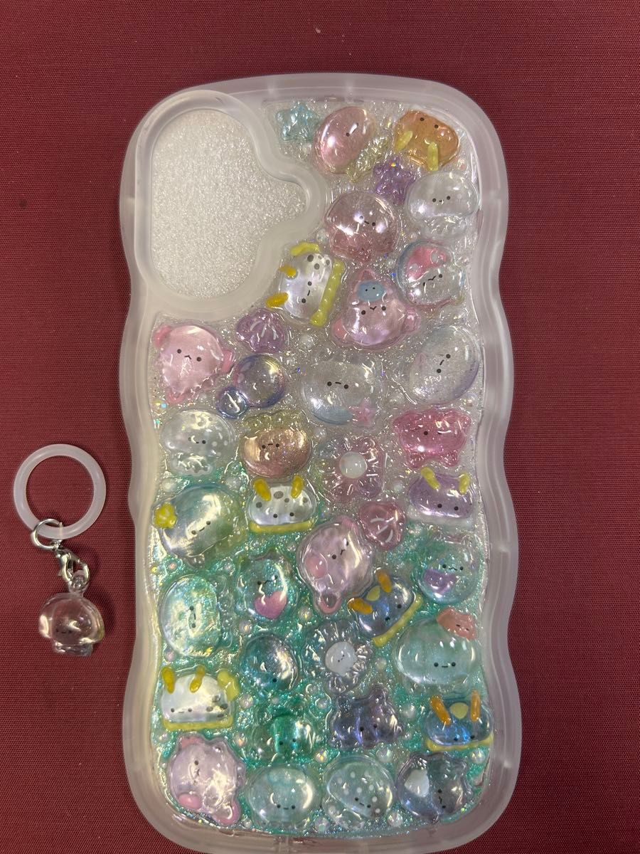 (On sale!) iPhone 17 case, Bonbon Drop sticker, Aqua Wards, with a free bonus item.