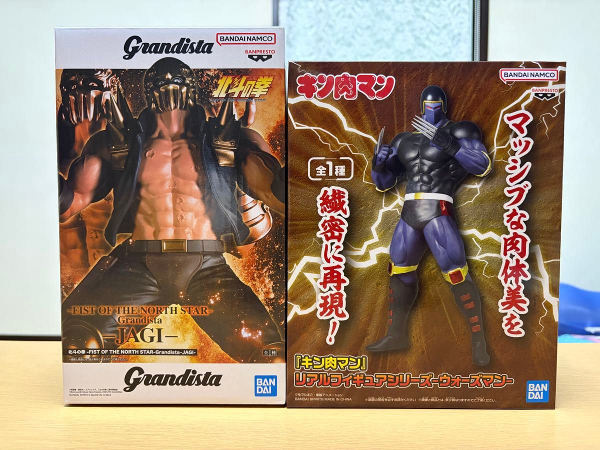 Grandista 北斗神拳 沙乌 & 筋肉人 真实手办系列 战士 手办2件套