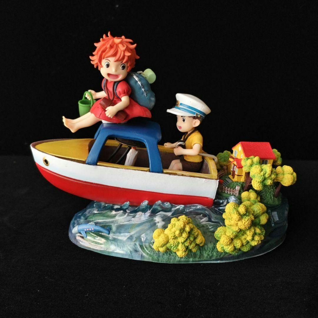 Ponyo on the Cliff Ponyo Sosuke Boat Diorama Figure