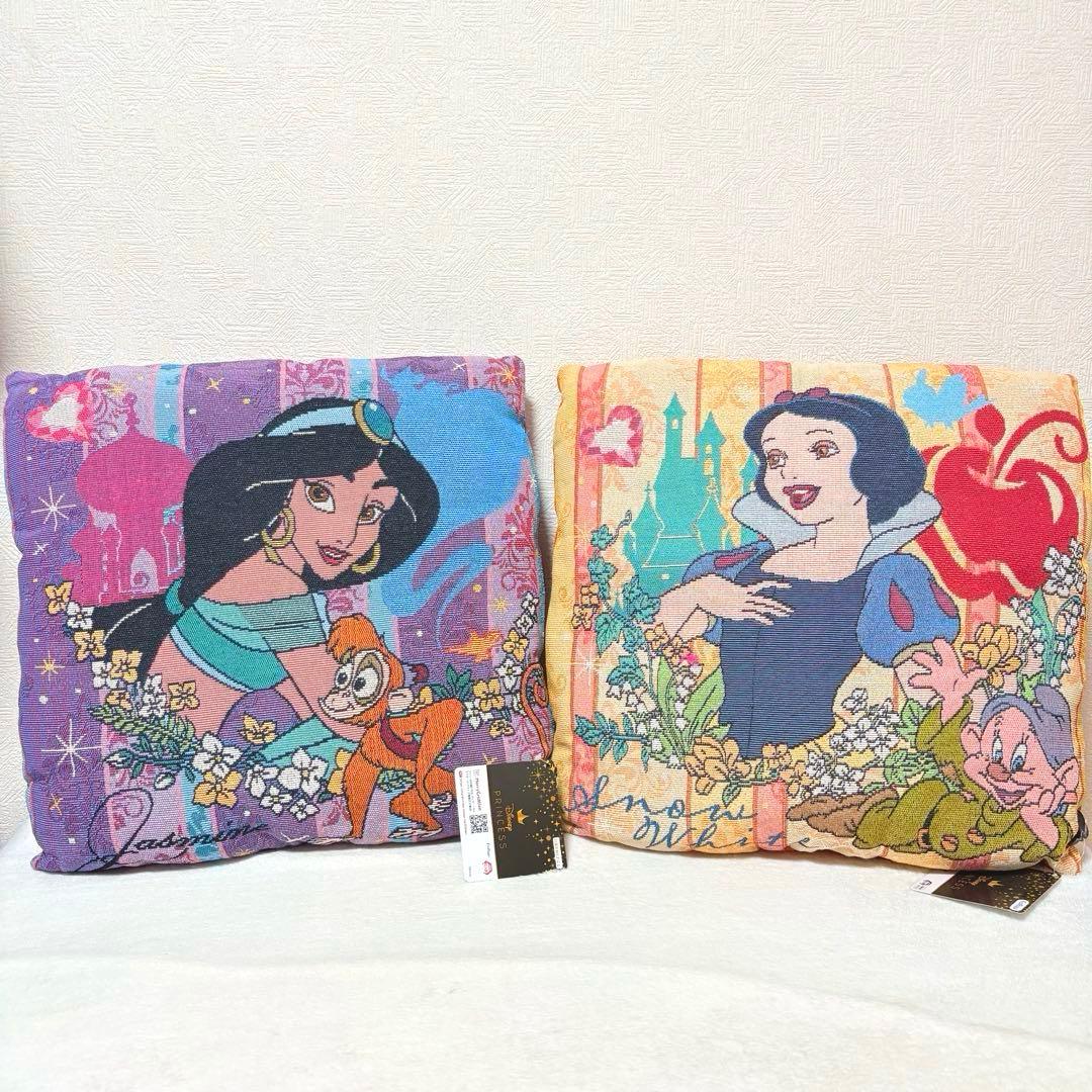 Round One Exclusive Disney Princess Gobelin Weave-Style Cushion Set of 2