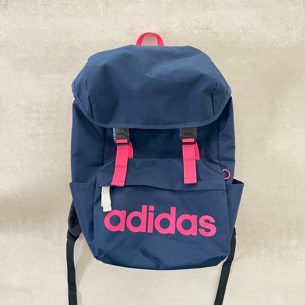 Adidas backpack, navy and pink