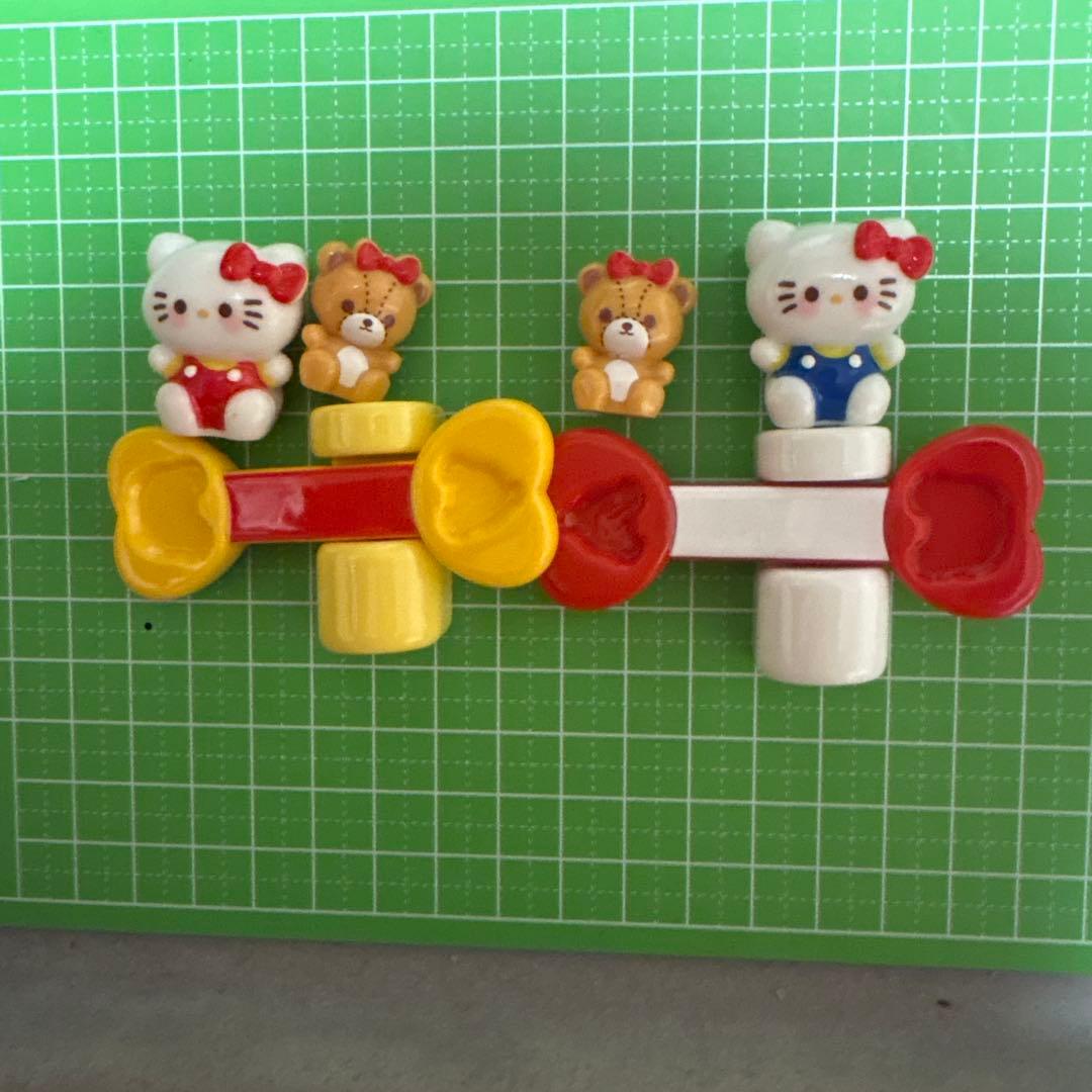 Kitty Miniature Figure Seesaw 2-Set