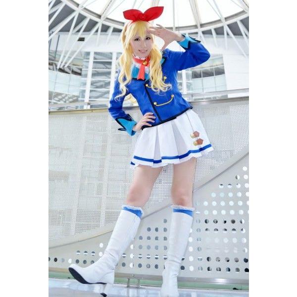 オーダーメイド アイカツ風 スターライト学園制服 コスプレ衣装 星宮いちごcw024f0