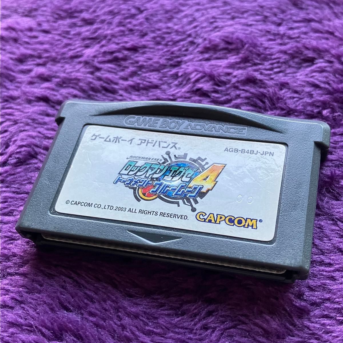 GBA 战斗机器人EXE4 Tournament 蓝月 游戏男孩Advance 单独软件